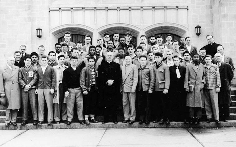 Father Flanagan and Boys from the Class of 1948
